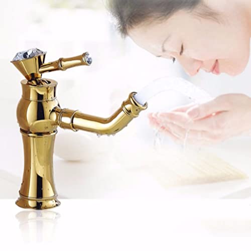 Robinet d'eau chaude et froide vintage avec mitigeur chromé - 8