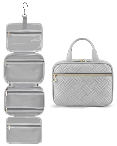 Beauty Case da Viaggio Donna da Appendere Impermeabile Trousse Trucchi Necessaire Alta Capacità porta da Accessori Utili Makeup Bag con Gancio