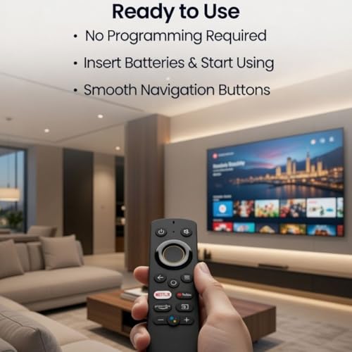 Image of Infrared Non-Voice Remote Control Suitable for Realme Android Smart LED TV - Compatible Replacement with Neflix, Prme Video & YouTube Hotkeys | Please Match Model Before Order