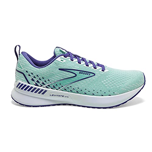 Brooks Brooks Levitate GTS 5 Women's Supportive Running Shoe - Yucca/Navy Blue/White - 5.5