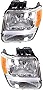 Garage-Pro Headlight Assembly Compatible with 2007-2011 Dodge Nitro Halogen, Set of 2, Driver and Passenger Side