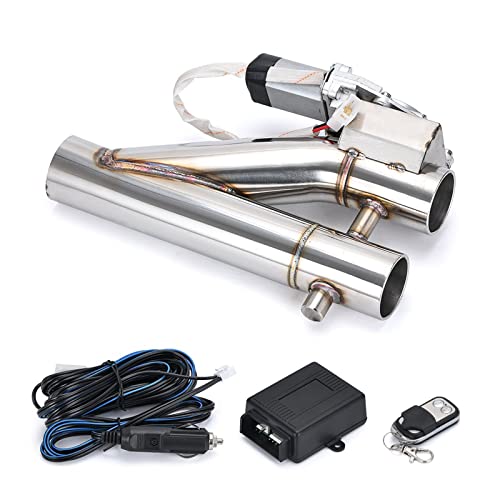 Tubo scappamento Kit Silenziatore per Tubo di Scarico Universale 2 2,25 2,5 3 Valvola di Scarico Elettrica A Doppia Valvola Auto Tubi di Scarico (Colore : 2 inch)