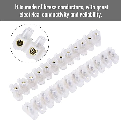 12 vie, striscia 3 – 60 amp choc blocco filo terminale connessione, 60 Amp, 24