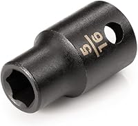 Vista 66 de TEKTON Dado de impacto de 6 puntos de 3/8 pulgadas x 8 mm de profundidad SID13108