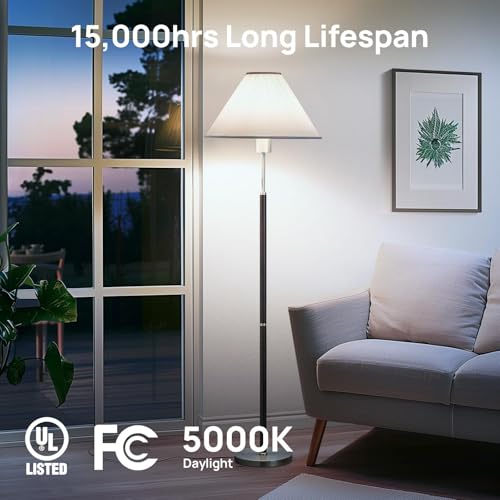 Image of Consciot A19 LED Light Bulb,60W Equivalent,8.5W 3000K Warm White,E26 Base,800 Lumens Non-Dimmable,Energy Efficient LED Light Bulbs,UL Listed for Home Lighting,24-Pack