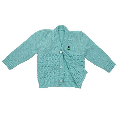 Image of Baby Boys Clothes Set, Woollen Sweater V-Neck (0-3 Months)