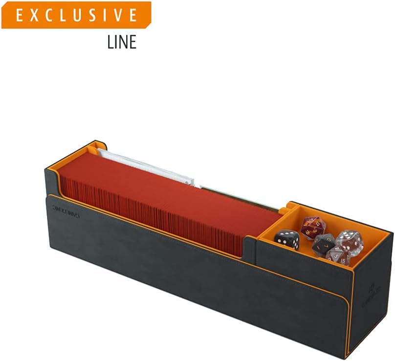 Cards Lair 400+ Convertible Deck Box | Double-Sleeved Card Storage | Premium Card Game Protector | Nexofyber Surface | Holds up to 400 Cards | Blue Color | Made by Gamegenic : Toys & Games