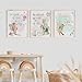 Girls Room Decor Fairy (Set of 3) Art Print - 8x10 (Unframed) | Magical Artwork to Spark Imagination and Wonder | Room Décor for Girls | Ideal for Nurseries, Bedrooms, or Playrooms | Wall Art