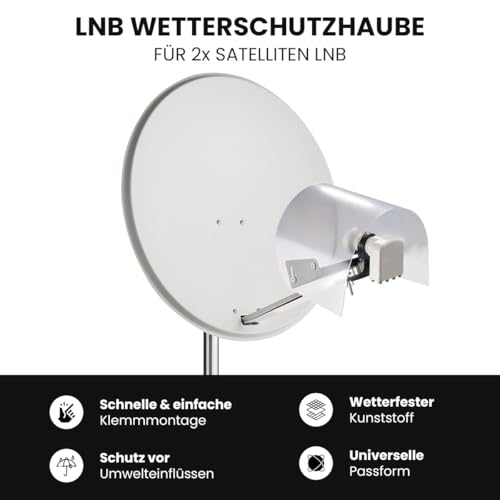 LNB Housse de protection contre les intempéries pour parabole