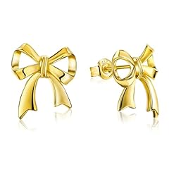 b. plain gold plated bow