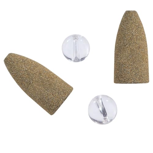 Balzer Plomo de cartuchos de tungsteno – 2 pesos de pesca + 2 perlas de cristal, peso: 1/2 oz (14,2 g)