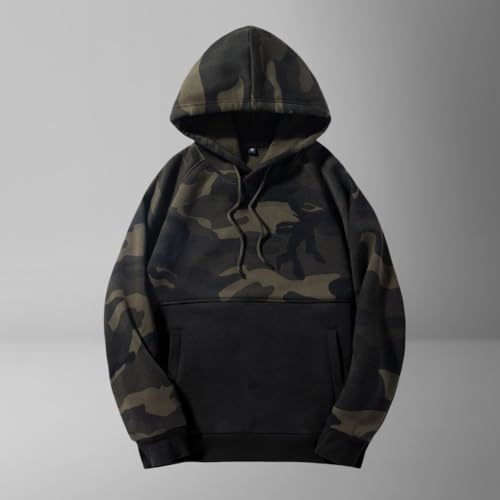 Sweat à capuche camouflage homme avec grande poche pour un confort optimal - 6