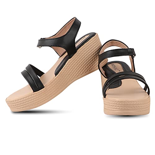 Image of MOSAC Stylish Fashionable Casual Wedges Heel Sandal For Women's And Girl's