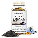 ORGANICS NATURE Black Seed Oil Capsules – 60 Cold Pressed Softgels - Immunity Support, Black Cumin Seed Oil, High Thymoquinone, Non-GMO & Vegan, Nigella Sativa, Omega 3 6 9, 1000MG Per Serving