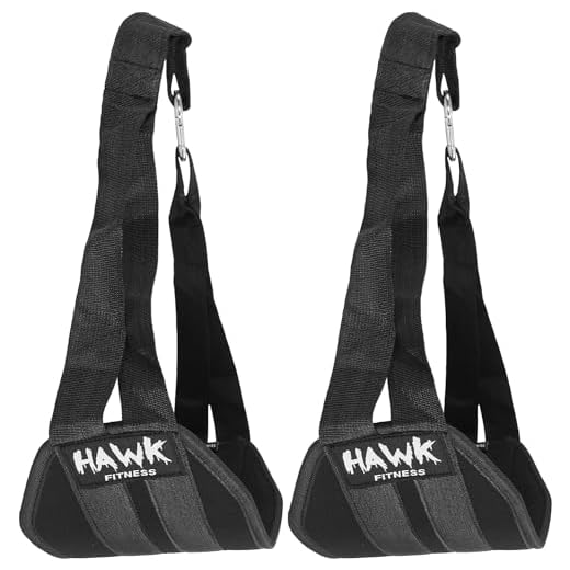 Hawk Sports Ab Straps Hanging Abdominal Slings for Pullup Bar Chinup Exercise Abs Stimulator Trainer Toner Home Gym Fitness Ab Workout Equipment for Men & Women (Black)