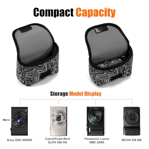 Funda compacta de neopreno para cámara miniatura 2
