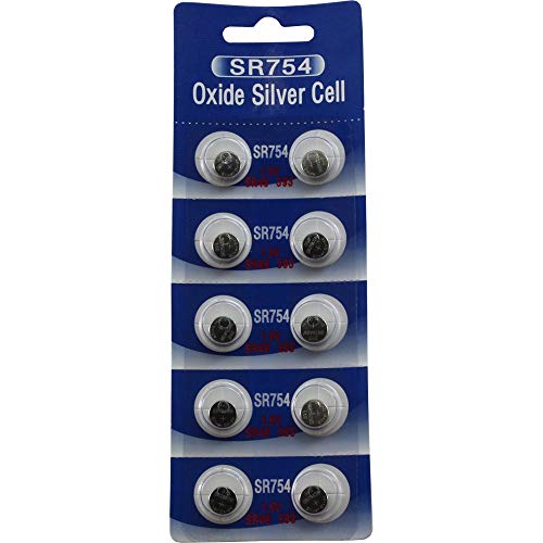 10 Powertron Silver Oxide Batteries 393 309 Sr754 Lr754 Sr48 Lr48 Ag5 193 V393 D393 Rw28 S15 55 Mah #TOP15