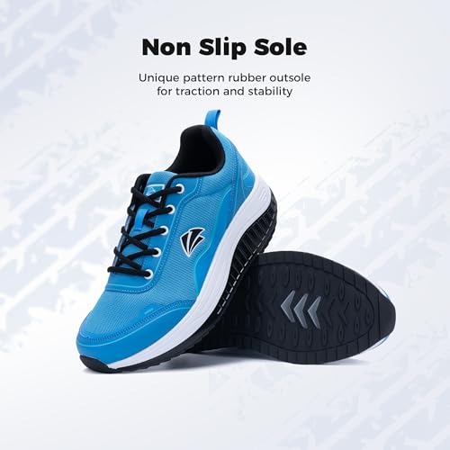 Image of Walking Shoes for Men Arch Support Plantar Fasciitis Shoes Orthotic Tennis Sneakers for Foot Pain Relief