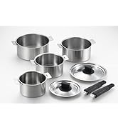 Amazon | 丸山技研 創燕 SOUEN ハンドル着脱式鍋 8点セット (鍋14cm