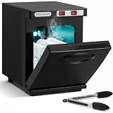 Calentador de toallas eléctrico 5 L con esterilización UV – Esterilizador de...