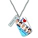 Produktbild One Direction - Dog Tag Anhänger 5 Head Shot (in 16 inch)