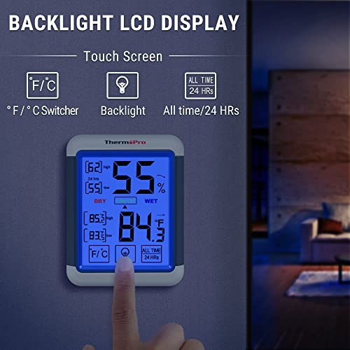 Thermopro TP-55 Tp55 Digital Hygrometer Indoor Thermometer Humidity Gauge thumb #2