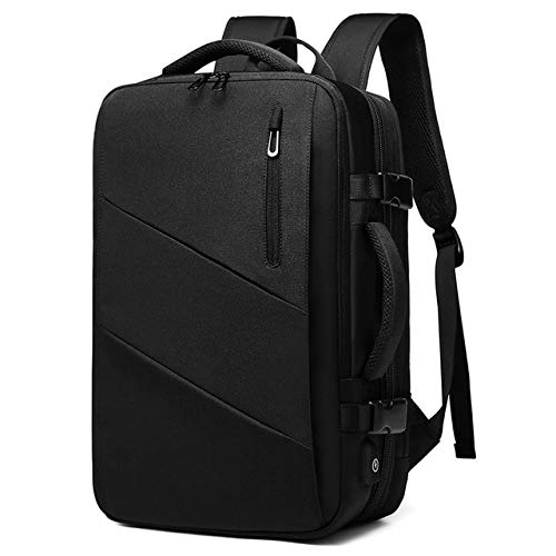 Xennos Backpacks - EURCOOL Multifunction Travel Backpack 15.6" Laptop Male Mochila USB Charging Large Capacity Business Expansion Backpack n1811 - (Color: Black)
