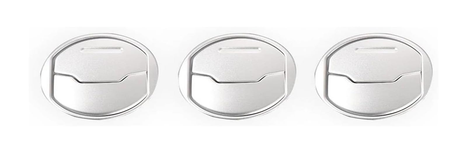 Cover Trim Sticker Accessories for Mustang 2015-2023 Car Aluminium Alloy Dashboard Central Air Conditioner Vent Ring Cover Trim