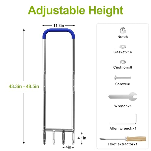 Knee-Friendly Stainless Steel Core Aerator