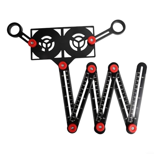 Sandyseptember Flexi-Messwerkzeug 6-fach Lineal