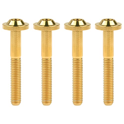 Vis en titane M5 dorée Torx 35 mm pour restaurer une moto ancienne