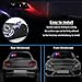 VOAKZEF Red Blue LED Emergency Strobe Light,Interior Windshield Safety Warning Police Lights w/Suction Cups,Dash Emergency Flashing Light,for Car,Police Law Enforcement,Firefighter Vehicle