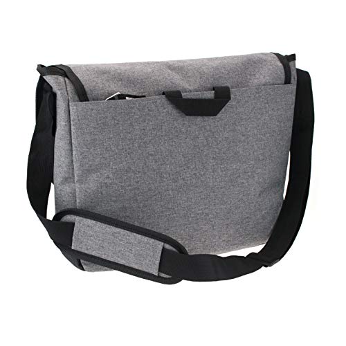 SA106 Mens Urban City Dweller Grey Heather Shoulder Messenger Bag3