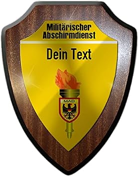 #37337 MAD Personalised Military Shield Service