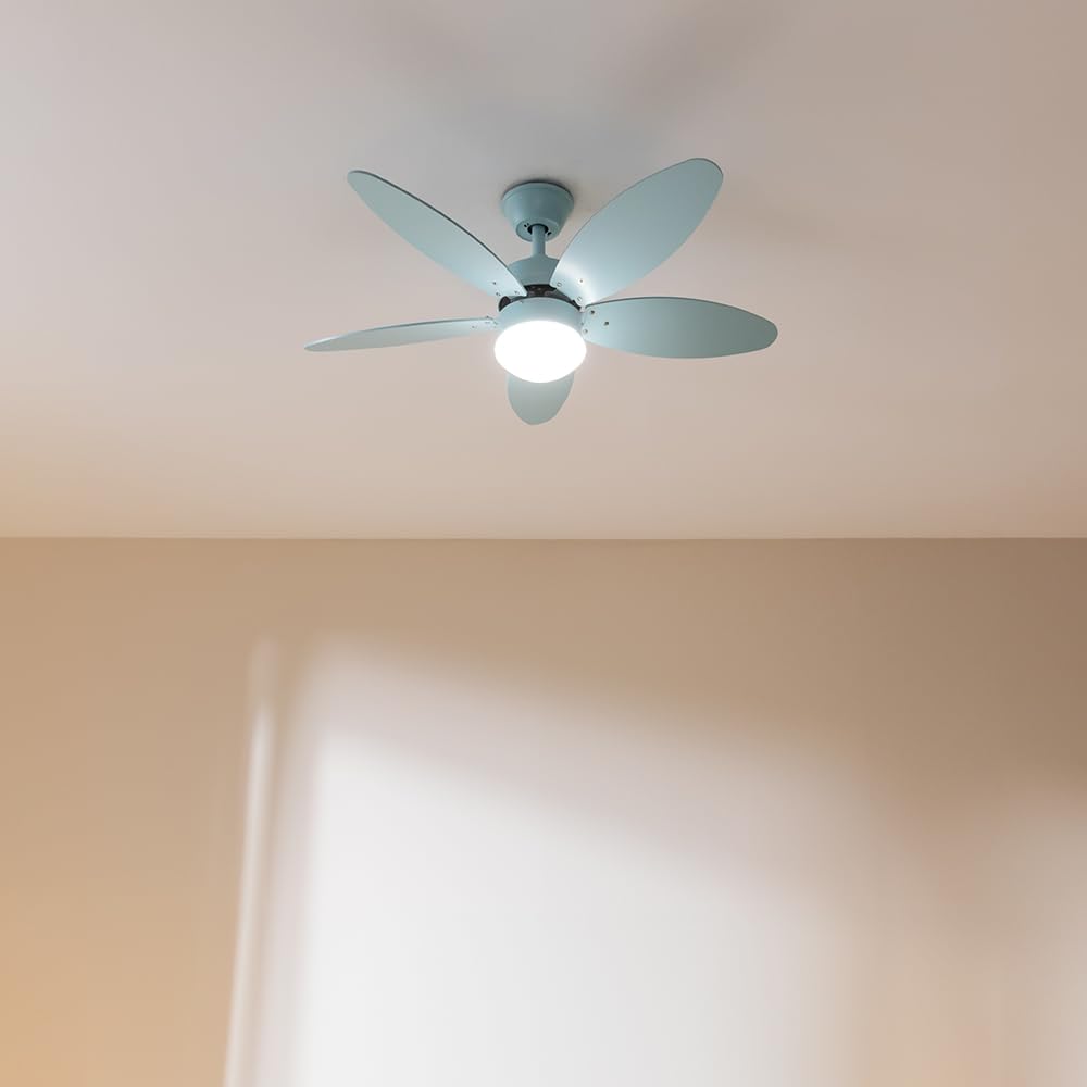Cecotec - Ventilateur de Plafond avec Lumière EnergySilence Aero 4260 Full Sky - 40 W, Diamètre 106 cm, Lampe Intégrée, Télécommande, Minuterie 8 Heures, 6 Vitesses, 5 Pales, Été/Hiver
