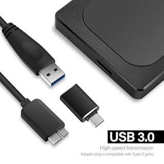 Aiolo Innovation Hard Disk Esterno 320GB 2,5" Ultra Slim Portatile USB3.0 SATA HDD Storage per PC, Macbook, PS4, PS5, Xbox Series S, Xbox Series X, TV