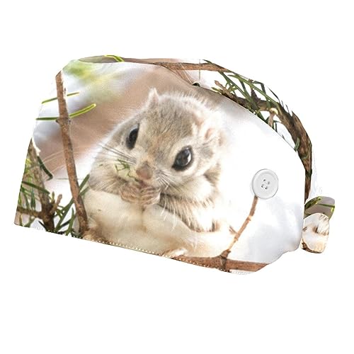 Casquettes de travail ajustables pour femmes lot de 2 bonnets de travail hamster