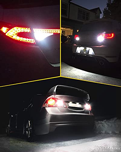 Auxito 1157 Led Bulb White, Super Bright Unique 1:1 Design, 7528 2057 2357 Bay15D Car Bulbs For For Tail Light, Reverse Backup Light, Brake Signal Lights #TOP7