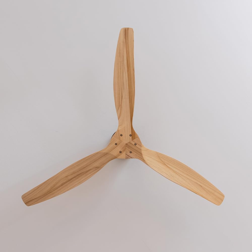 Cecotec Deckenventilator EnergySilence Aero 5400 Classic. 40W, 6 Geschwindigkeiten, Fernbedienung, leiser DC-Motor, 132cm Durchmesser, 3 aerodynamische Flügel, bis 8h Timer