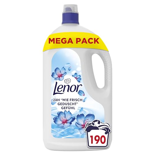 Lenor Weichspüler 190 Waschladungen Aprilfrisch 24H Wie Frisch Geduscht