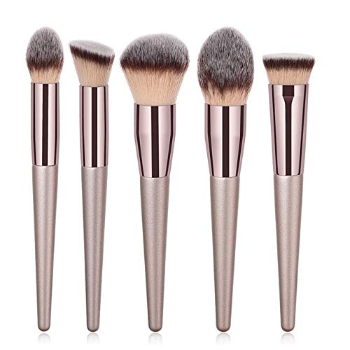 Preisvergleich Produktbild 10 Sets of Champagne Makeup Brushes for Makeup, Liquid Foundation, Blush, Eye Shadow, Singing and Dancing, Mixing Makeup Brushes, Beauty Tools