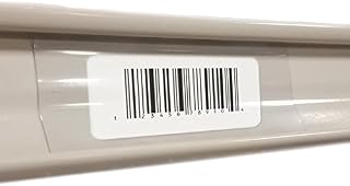 250 Clear Plastic Gondola Shelving Ticket Molding UPC Insert Strips 3" x 1.25"