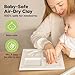 KeaBabies Baby Hand and Footprint Kit - Baby Footprint Kit, Clay Handprint Keepsake Frame, Pets Paw, New Mom Gifts For Mother's Day, Shower & Registry, Newborn Collage Picture Frame (Alpine White)