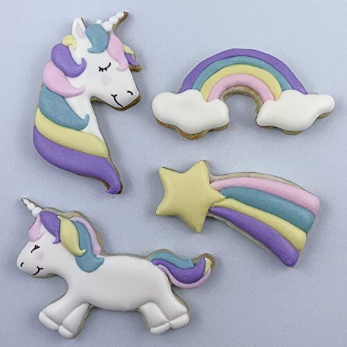 Unicorn, Rainbow, Shooting Star, Cutie Cupcake Mini Cookie Cutters By Autumn Carpenter For Cookies, Fondant, Or Gum Paste #TOP2