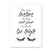 Produktbild Gopfl Make-up druckt Wimpern Augenbrauen und Lippenstift Wandkunst Leinwand Poster Make-up Mode Bilder Mädchen Zimmer Dekor -20X28 Zoll No Frame 1 PCS