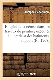  Emploi de la céruse dans les travaux de peinture exécutés à l\'intérieur des bâtiments, rapport (Éd.1908)
