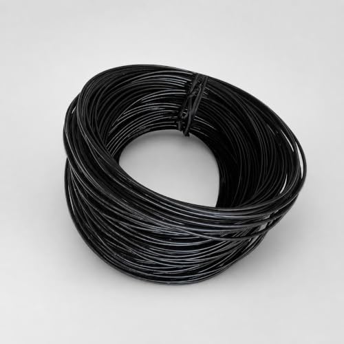 Alambre de soporte Baoblaze para enrejado y plantas, línea para invernadero de PET de alta resistencia para tensión confiable y configuración sencilla, apto para huertos, color negro, 1,5 mm (100 m) miniatura 6