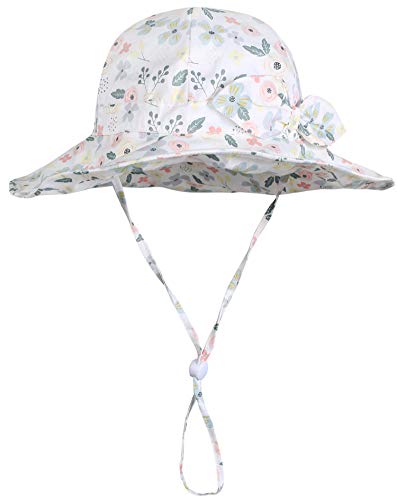 Baby Girl Sun Hat Summer Beach Hats With Upf 50+ Toddler Infant With Wide Brim Strap Outdoor Bucket Ha #TOP2