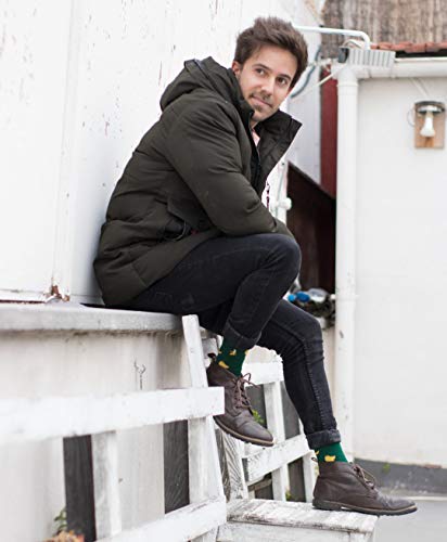 Banana Green Socks Men Women - Fun Patterned Cool Funny Happy Colorful Gift Funky Design Calf Socks Accessories Fruit3