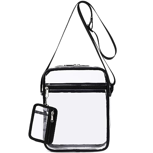 Clear Messenger Bag for Work & Business Travel for Men & Women, Stadium Approved